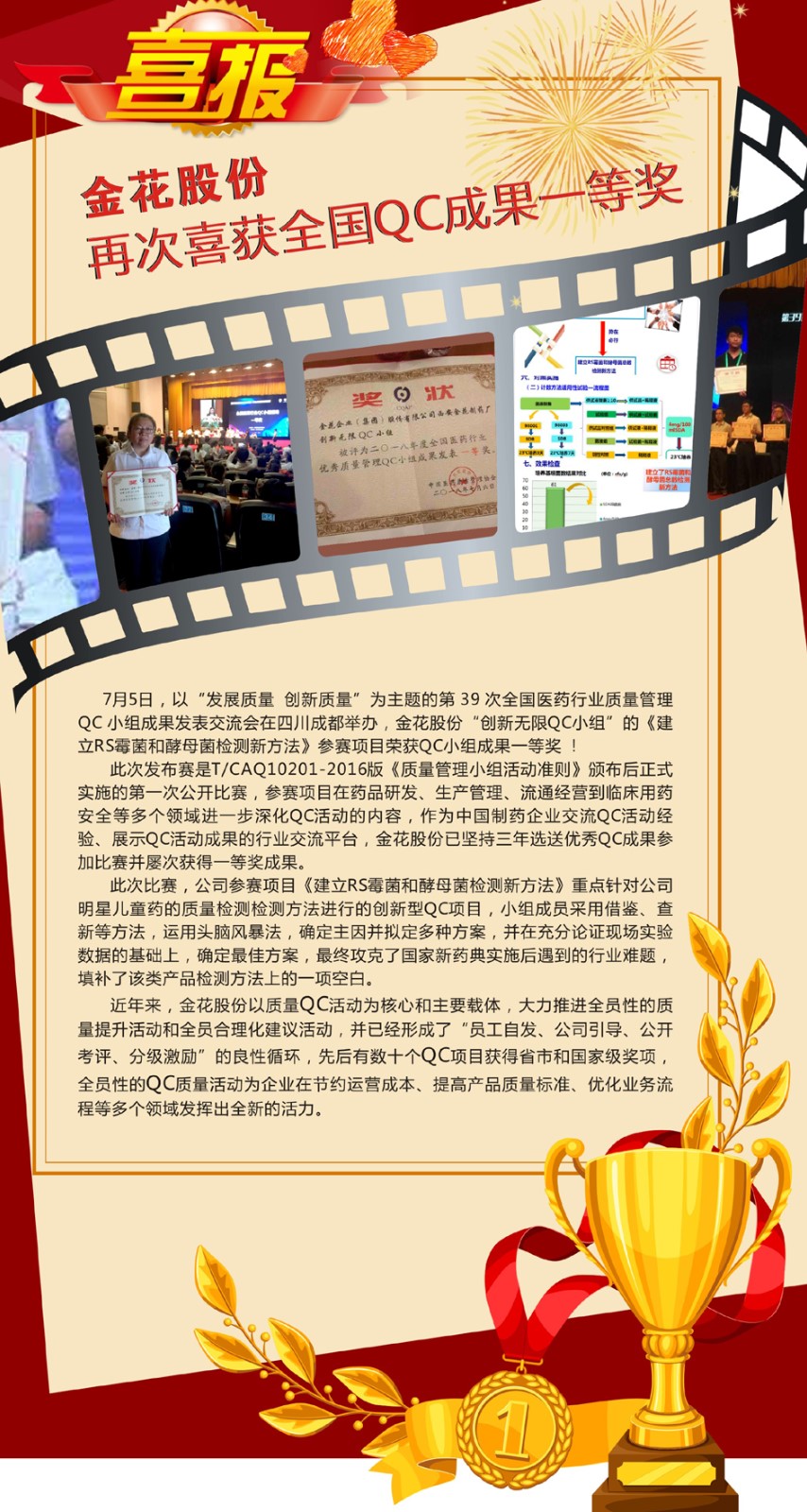 新葡的京集团350vip8888股份再次喜获全国QC成果一等奖