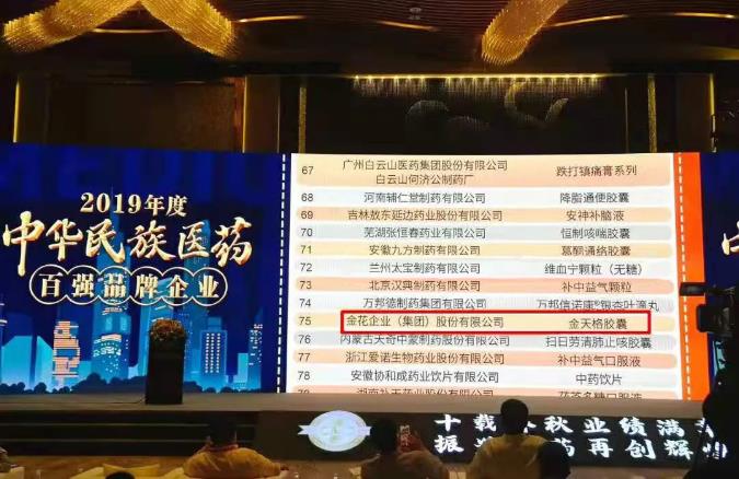 新葡的京集团350vip8888股份再次入选“中华民族医药百强品牌企业”