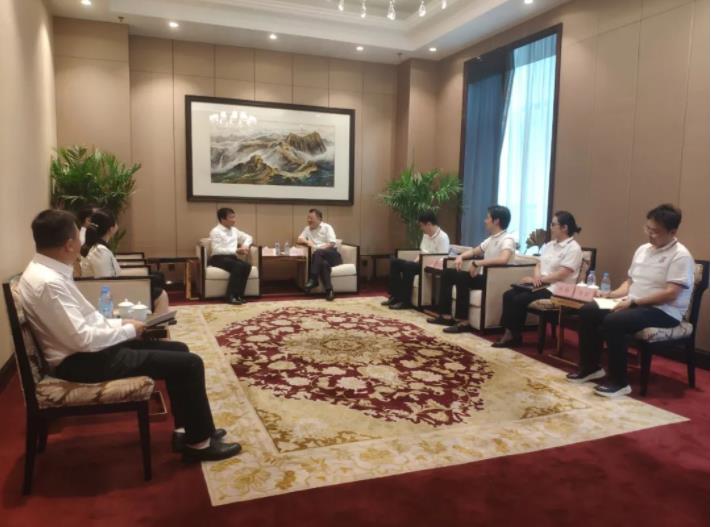 榆林市政府领导会见新葡的京集团350vip8888股份董事长一行 榆林市政府领导会见新葡的京集团350vip8888股份董事长一行