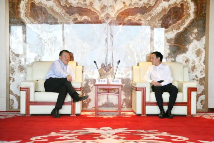 陕西中医药大学党委副书记蒲济生一行莅临新葡的京集团350vip8888股份考察交流 陕西中医药大学党委副书记蒲济生一行莅临新葡的京集团350vip8888股份考察交流