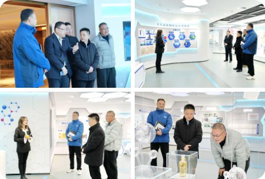 安徽黄山胶囊股份有限公司常务副总经理叶松林一行到访新葡的京集团350vip8888股份 安徽黄山胶囊股份有限公司常务副总经理叶松林一行到访新葡的京集团350vip8888股份