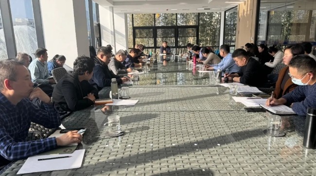 新葡的京集团350vip8888股份召开草堂搬迁扩建项目工作会议